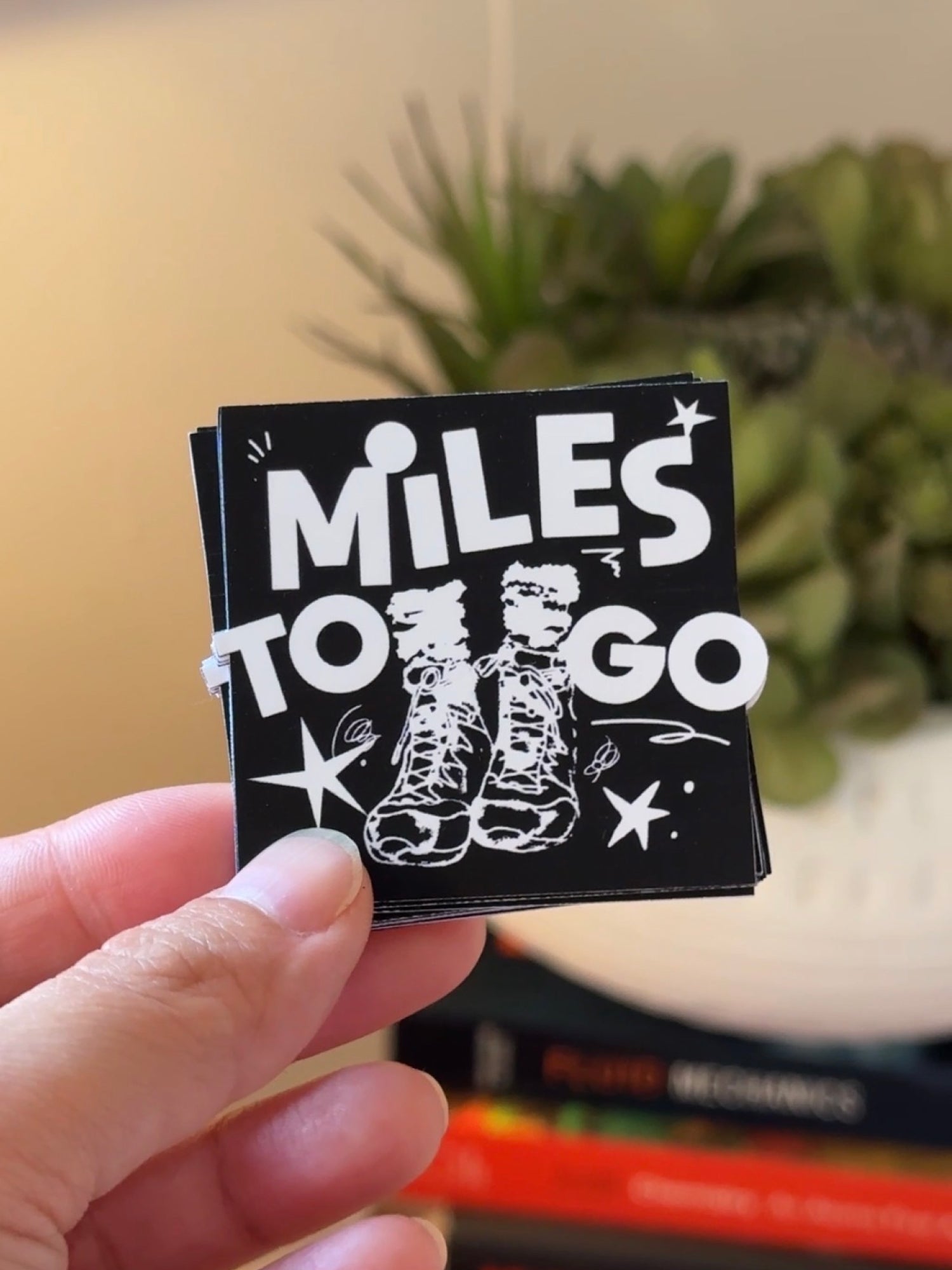 Miles To Go Matte Vinyl Sticker