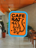 Cafe Rat Glossy Vinyl Sticker
