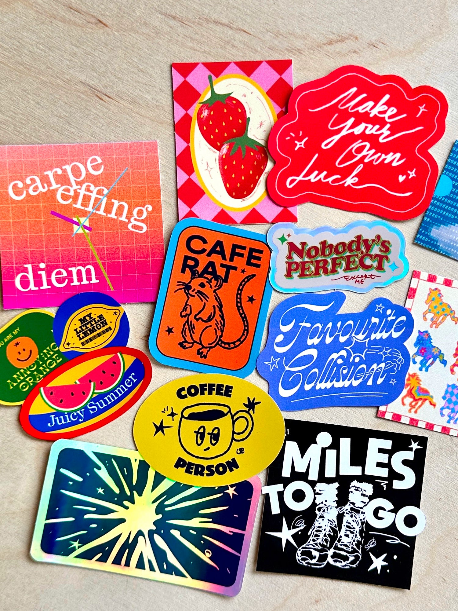 Cafe Rat Glossy Vinyl Sticker