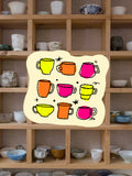 Mug Collection Glossy Vinyl Sticker