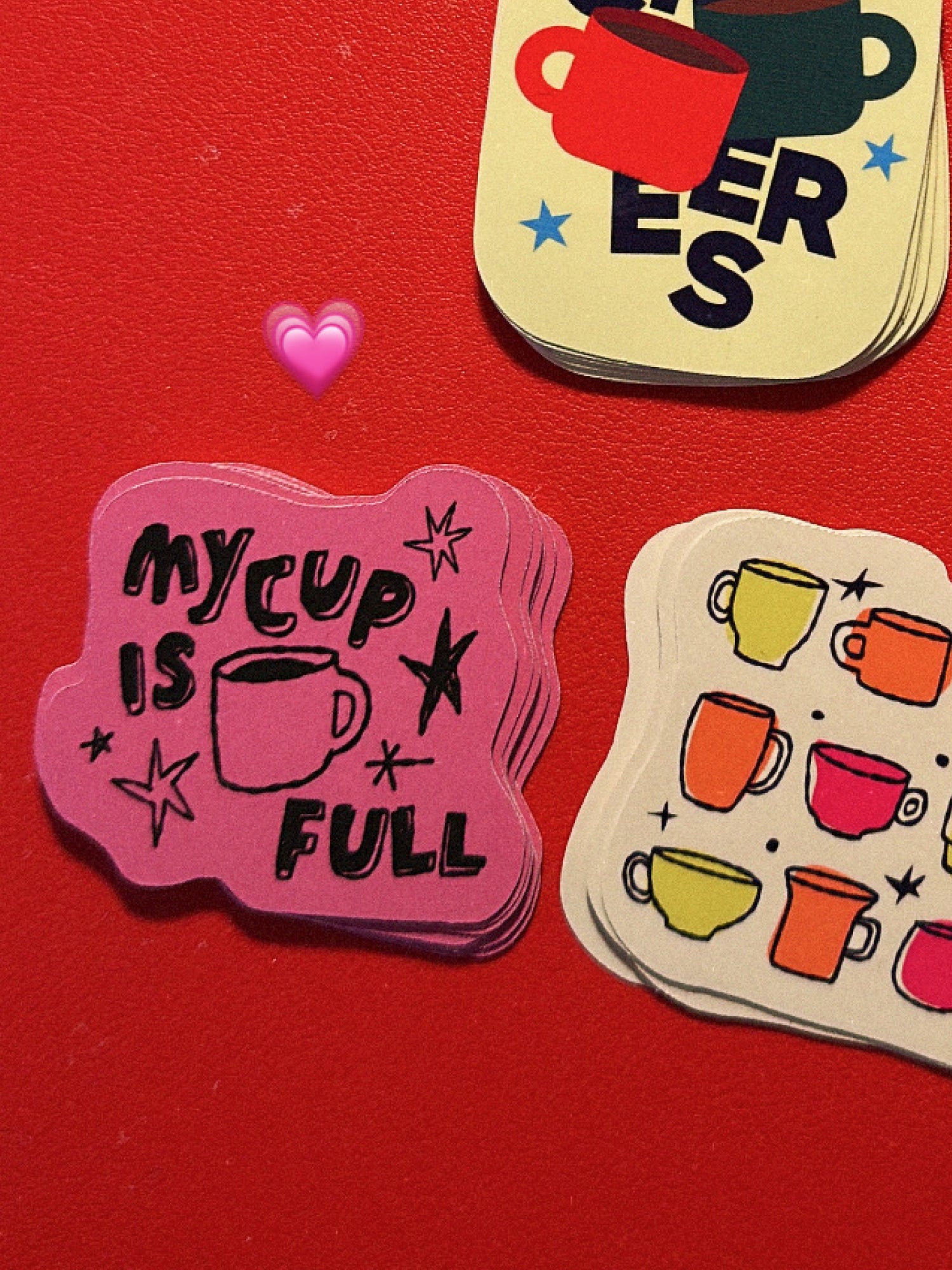 My Cup is Full Matte Vinyl Sticker