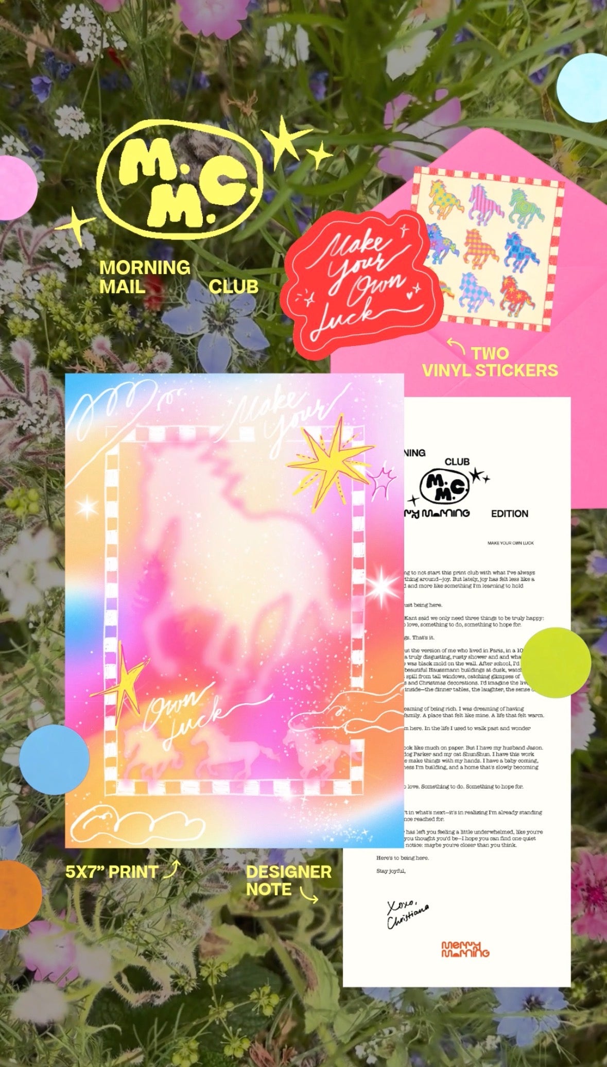 Morning Mail Club: Snail Mail Subscription